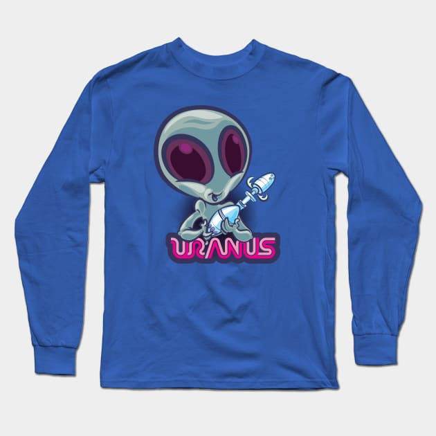 Ur Anus Long Sleeve T-Shirt by majanation